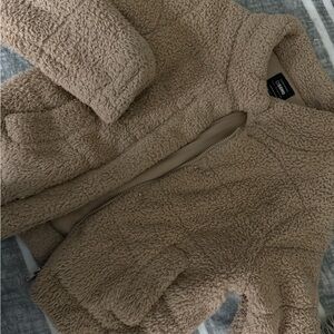Source Unknown Tan Teddy Jacket